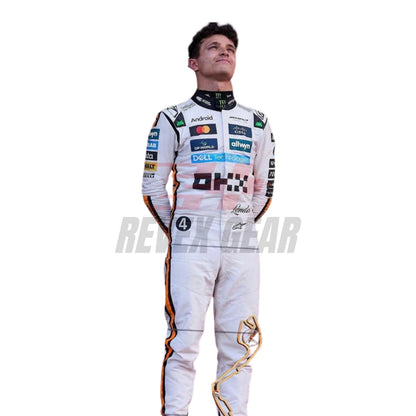 Lando Norris 2025 Monaco GP F1 Racing Suit - RevEx Gear