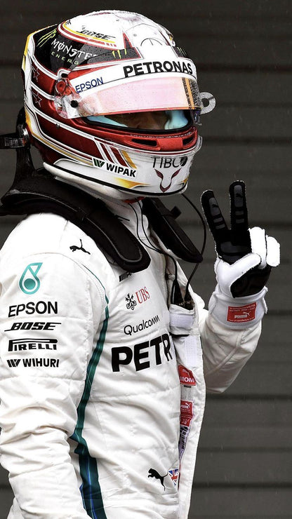 Lewis Hamilton 2018 F1 Racing Suit Team Mercedes - RevEx Gear