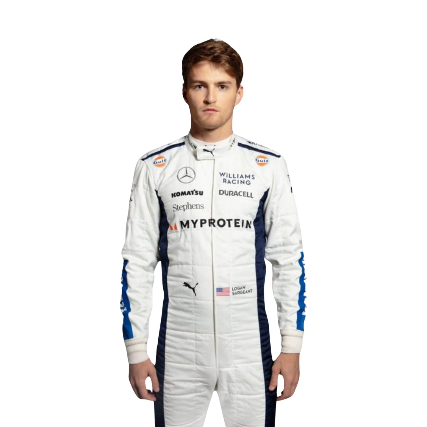 Formula 1 Racing Costume Logan Sargeant Williams 2024