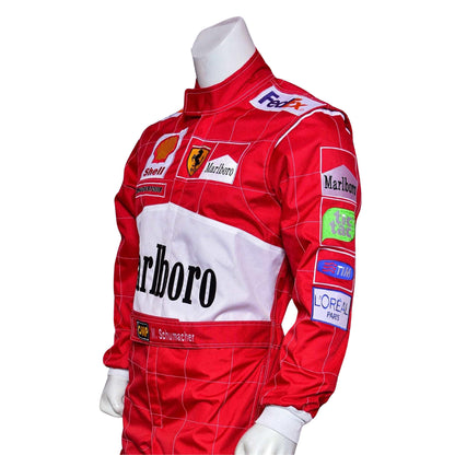 Michael Schumacher 2001 Belgian GP F1 Racing Suit - RevEx Gear