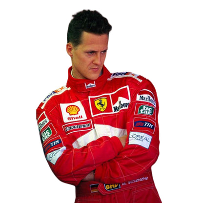 Michael Schumacher 2001 Belgian GP F1 Racing Suit - RevEx Gear