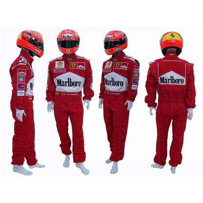 Michael Schumacher 2001 Belgian GP F1 Racing Suit - RevEx Gear