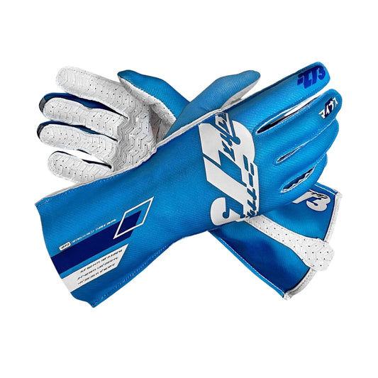 Minus 273 OSAKA Cyan Blue_White Racing Gloves