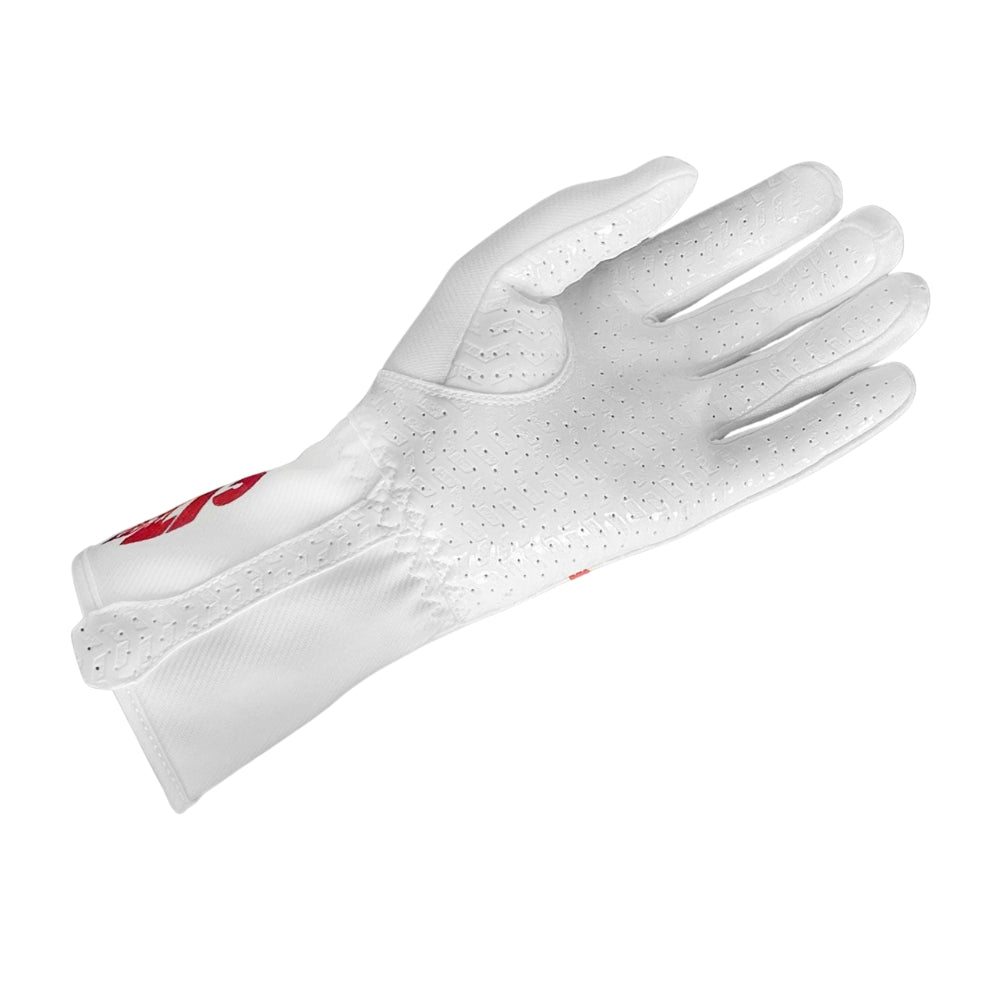 Minus 273 OSAKA White_Red_Silver Racing Gloves