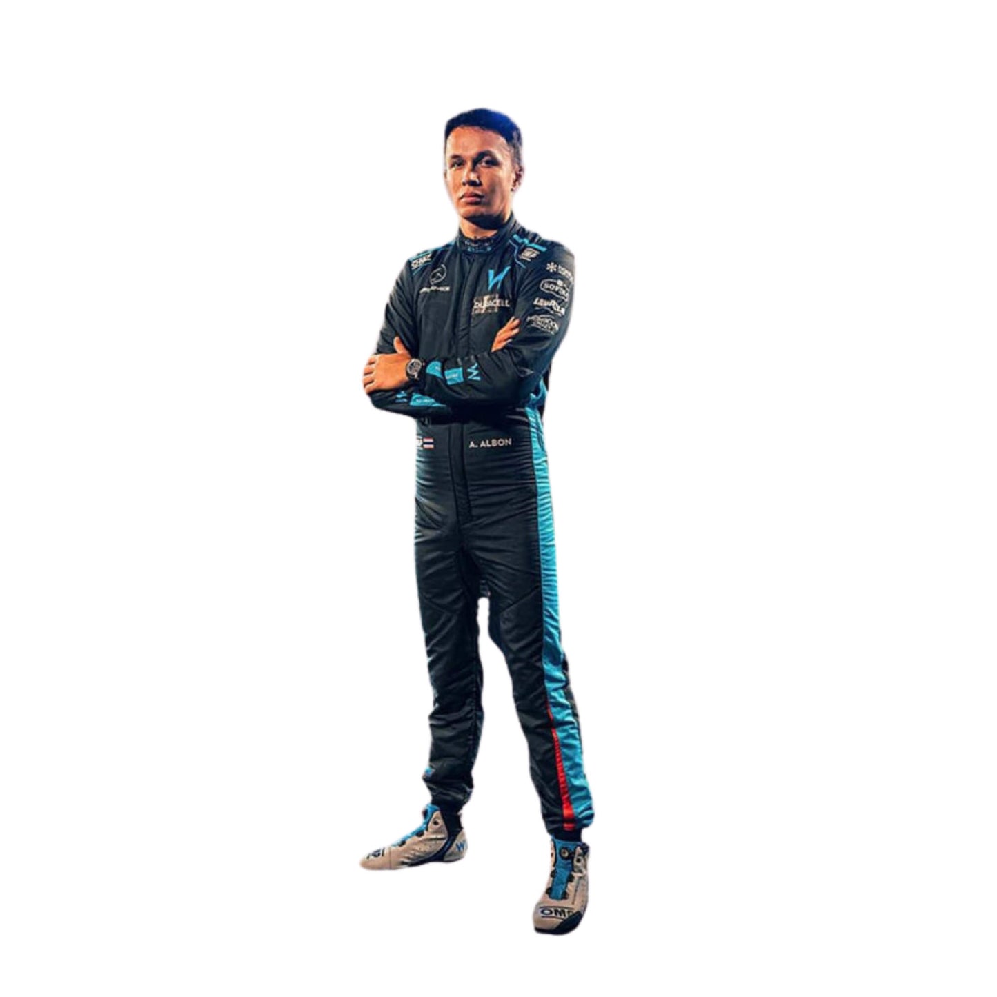 Costume  2022 F1 Race Alex Albon Williams