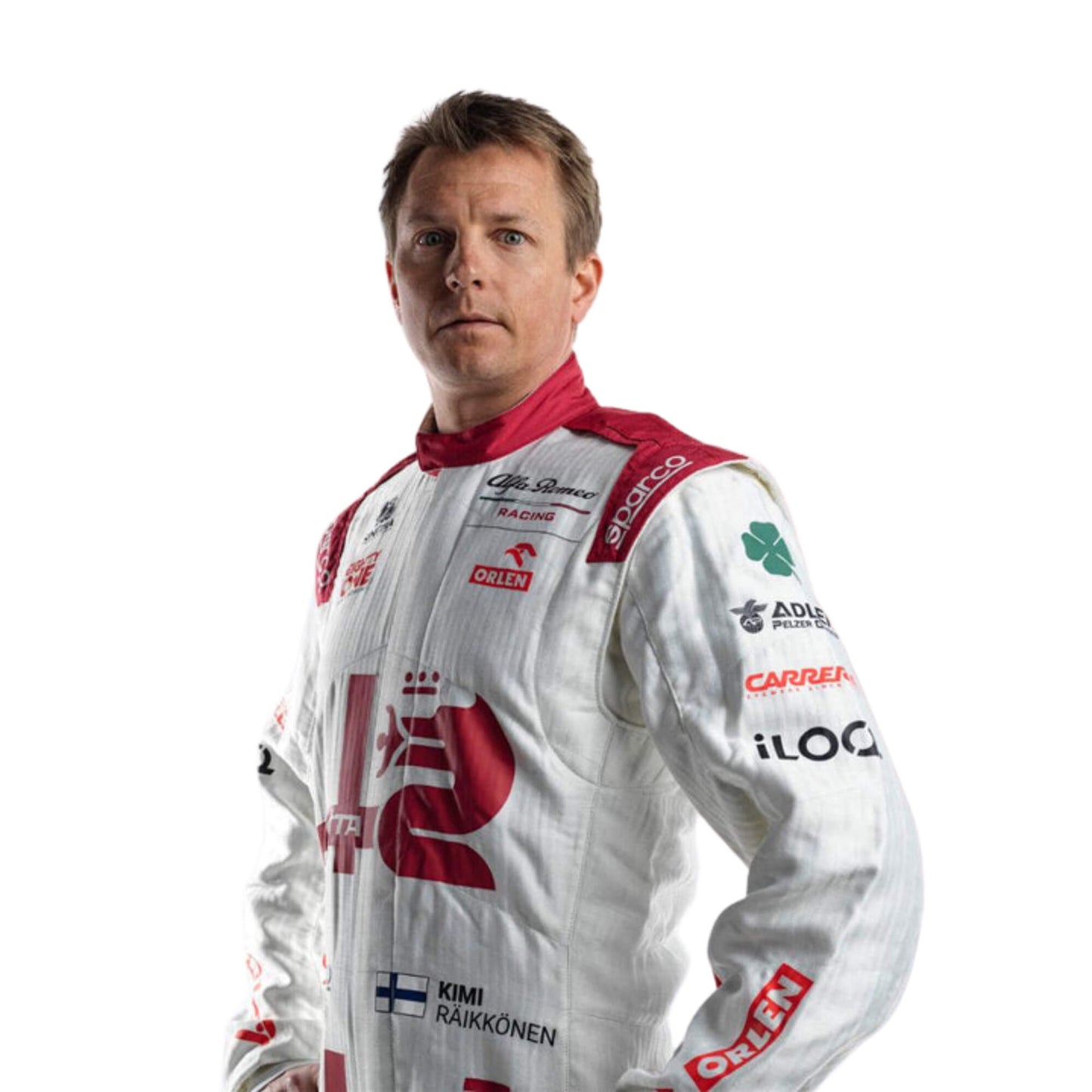 Costume F1 Race Kimi Räikköneni Alfa Romeo 2021