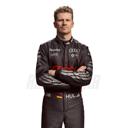 Portrait Picture of Nico Hulkenberg wearing 2026 F1 Racing Suit - RevEx Gear