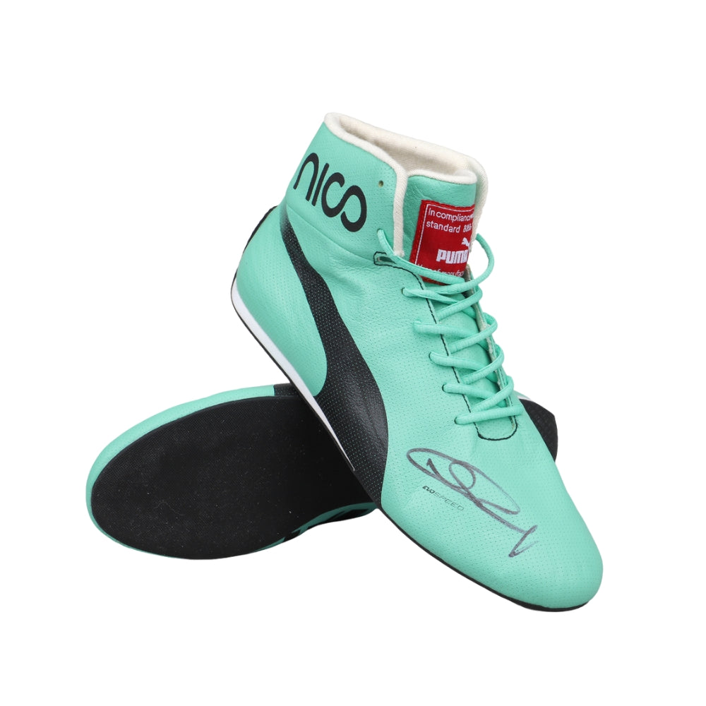 Nico Rosberg Signed 2017 Racing Shoes