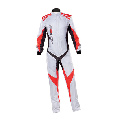OMP KS-2 ART White Karting Race Suit - RevEx Gear