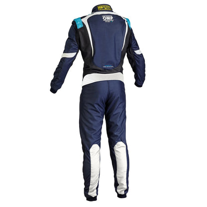 OMP ONE-S1 Blue Kart Racing Suit - RevEx Gear