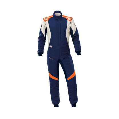 OMP Tecnica Evo Blue Racing Suit - RevEx Gear