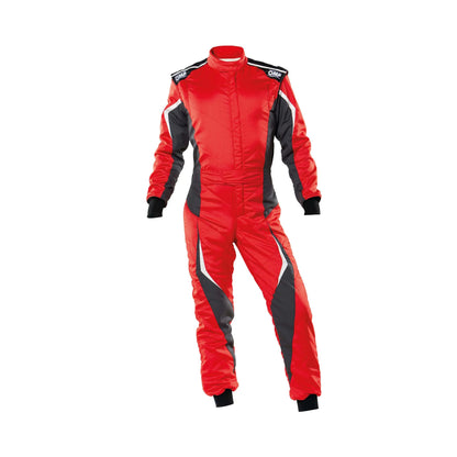 OMP Tecnica Evo Red Racing Costume - RevEx Gear