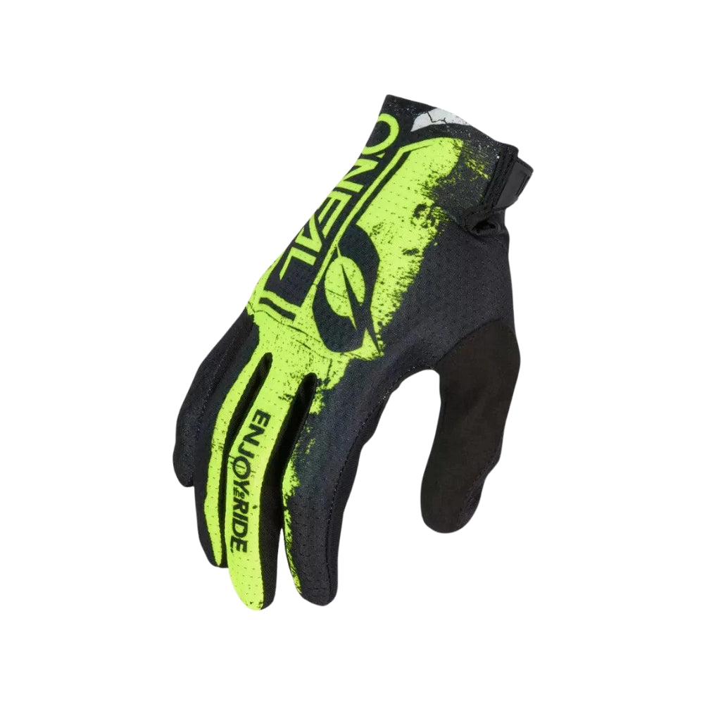 O'Neal MATRIX SHOCKER V.23 MX Black-Neon Yellow Gloves