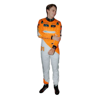 Oscar Piastri 2024 Singapore GP F1 Racing Suit - RevEx Gear