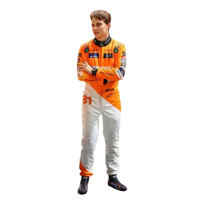 Oscar Piastri 2024 Singapore GP F1 Racing Suit - RevEx Gear