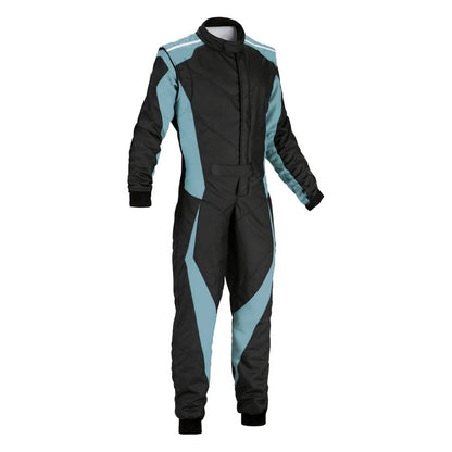 Plain Black & Blue Go Kart Racing Costume - RevEx Gear