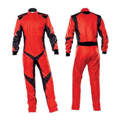 Plain Red Go Kart Racing Outfit - RevEx Gear