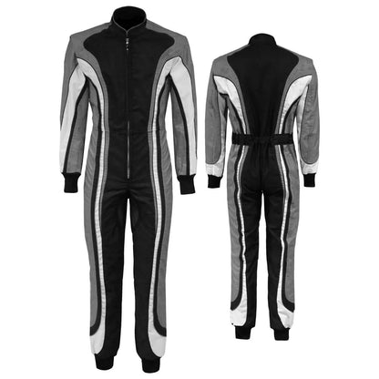 Racing Suit for Go Kart Black / Gray - RevEx Gear