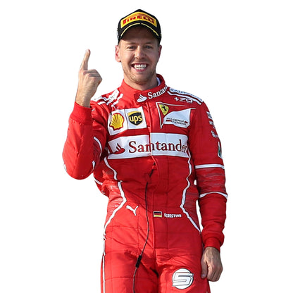 2017 Sebastian Vettel F1 Racing Suit - RevEx Gear