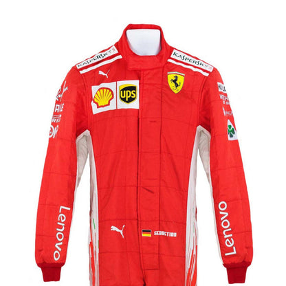 Sebastian Vettel 2018 F1 Racing Suit - RevEx Gear