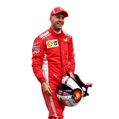 2018 Sebastian Vettel F1 Racing Suit - RevEx Gear