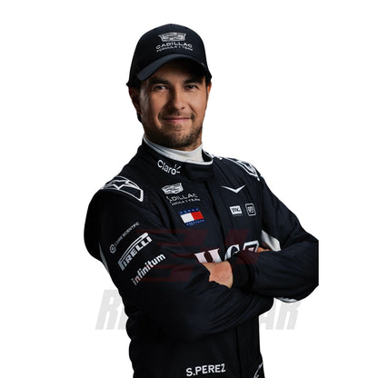 Close Up Profile of Sergio Perez in 2026 F1 Racing Suit 