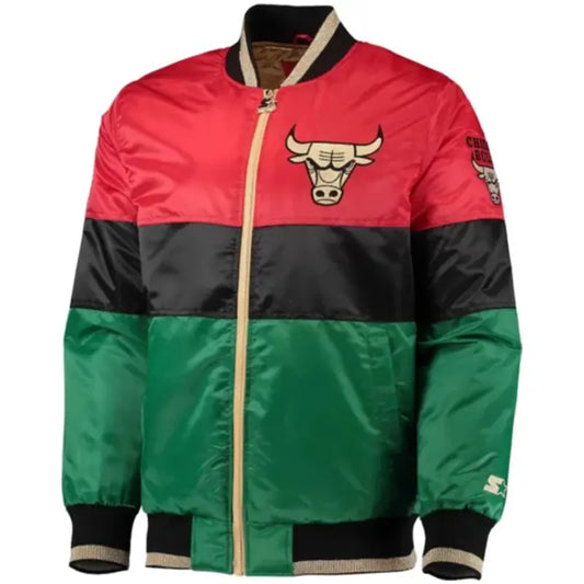 Chicago Bulls Varsity Satin Jacket