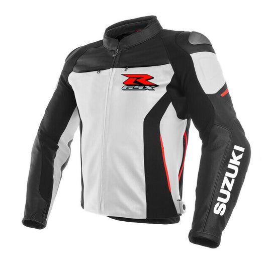 Suzuki GSXR Motorbike Racing Leather Jacket