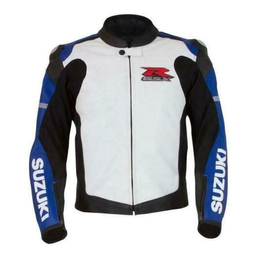 Suzuki GSXR Racing Motorbike Leather Jacket