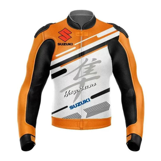 Suzuki Hayabusa Motorbike Leather Jacket