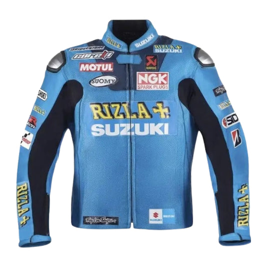 Suzuki Rizla Motorbike Leather Racing Jacket
