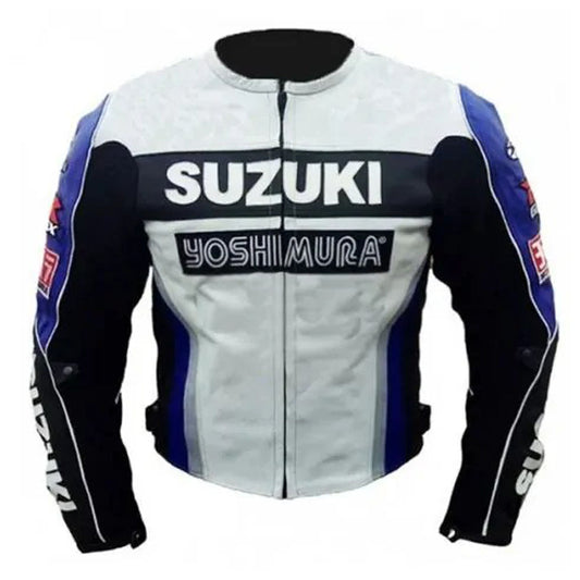 Suzuki Yoshimura Motorbike Leather Racing Jacket