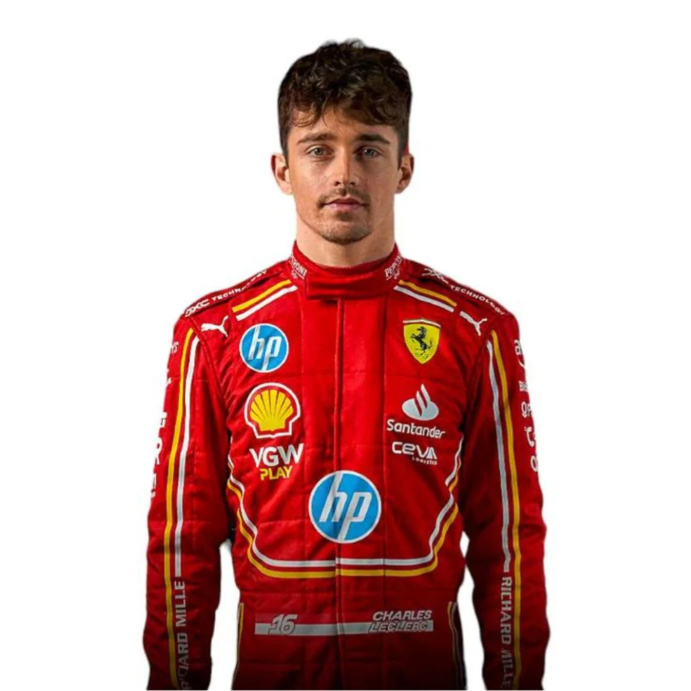 F1 Racing Costume Charles Leclerc Ferrari 2024