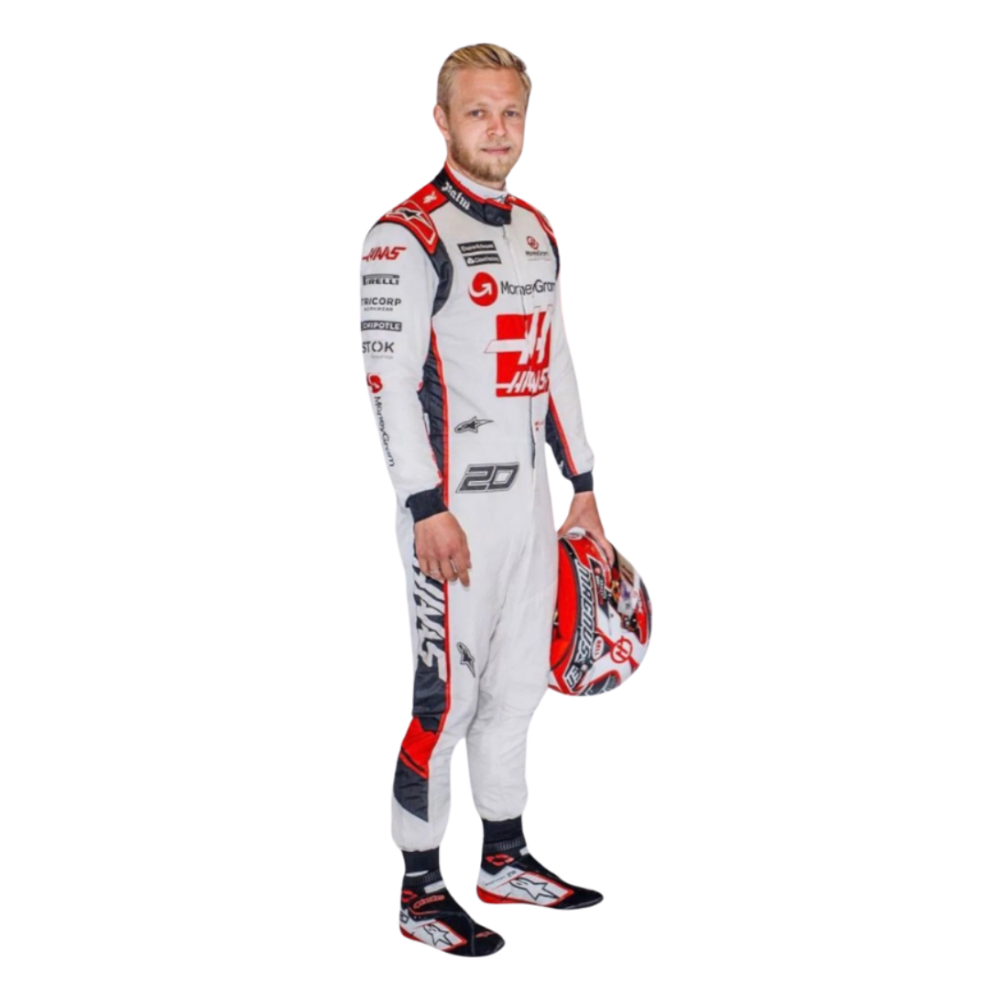 Kevin Magnussen Rennanzug F1 Haas Team 2023 