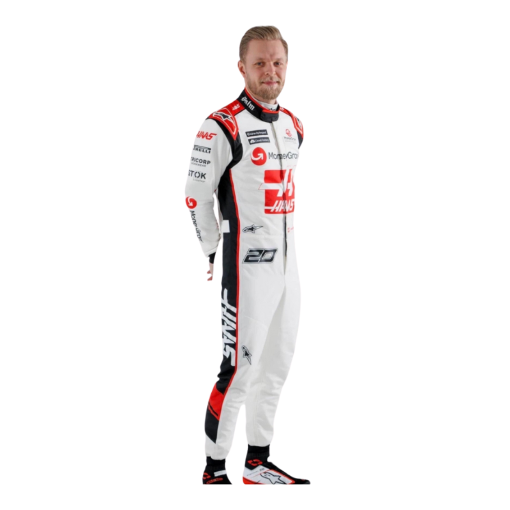 Kevin Magnussen Rennanzug F1 Haas Team 2023 