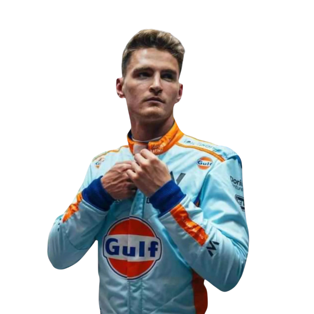 2023 Logan Sargeant Gulf F1 Race Suit Singapore GP