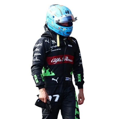 Valtteri Bottas 2023 Kick Belgian GP F1 Racing Suit Team Alfa Romeo - RevEx Gear