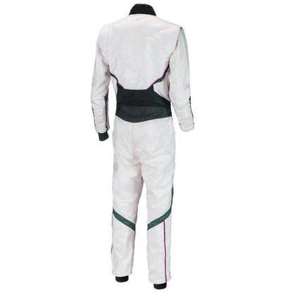 White Karting Driver Racewear - RevEx Gear