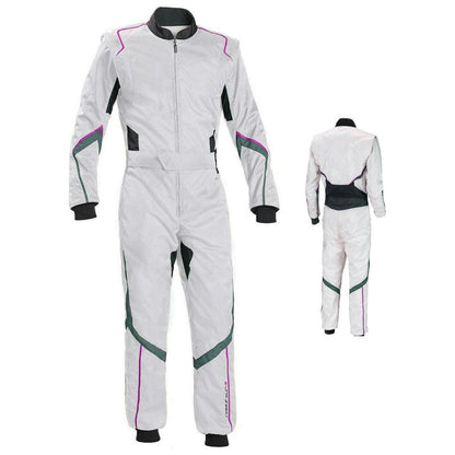White Karting Driver Racewear - RevEx Gear