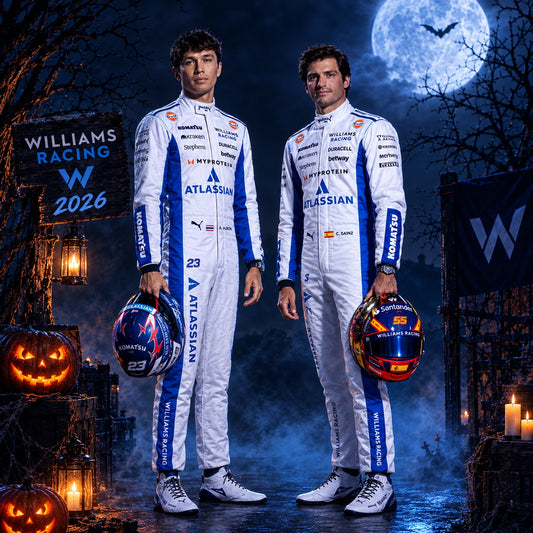 F1 Halloween Racing Costumes Carlos Sainz &  Alexander Albon Williams 2026 - Revex Gear