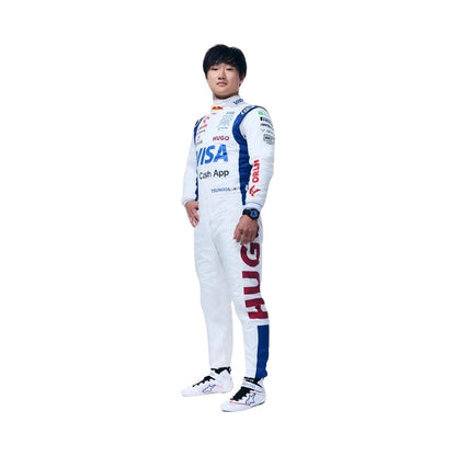 2024 Yuki Tsunoda Visa Cash App F1 Racing Suit - RevEx Gear