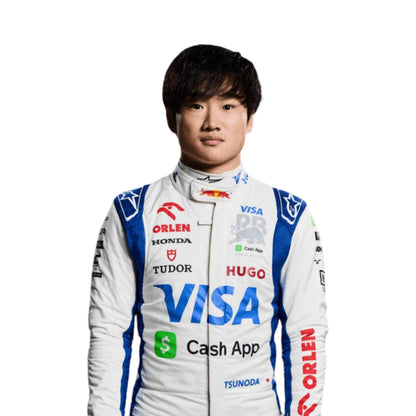 2024 Yuki Tsunoda Visa Cash App F1 Racing Suit - RevEx Gear