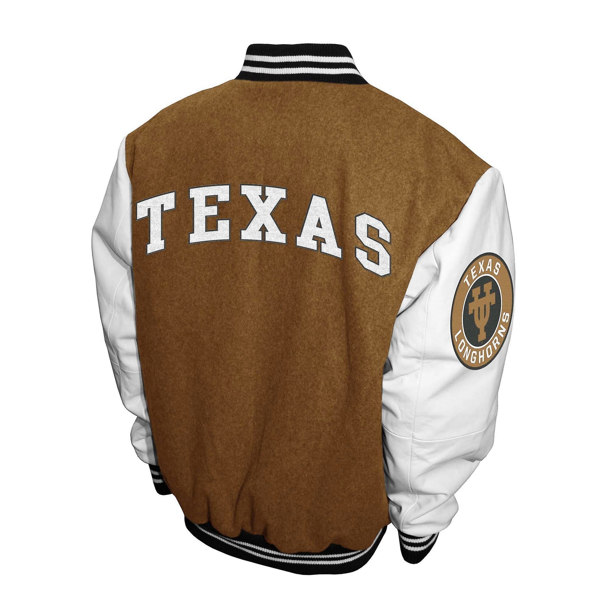 Franchise Club Mens NCAA Wool Varsity Letterman Jacket-05