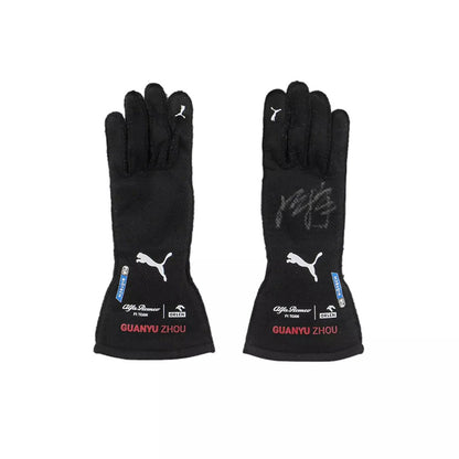 Zhou Guanyu 2022 Singapore GP F1 Racing Gloves - RevEx Gear