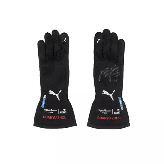 Zhou Guanyu 2022 Singapore GP F1 Racing Gloves