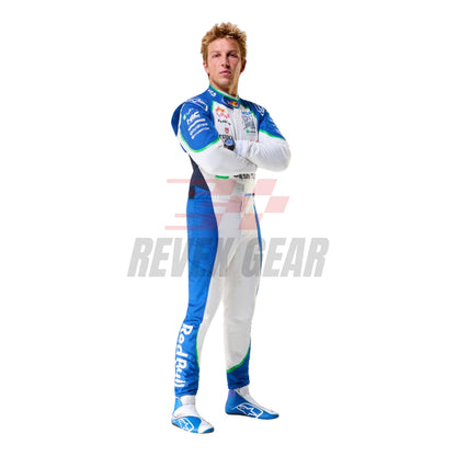 Liam Lawson 2025 Visa Cash App Edition F1 Race Suit - RevEx Gear