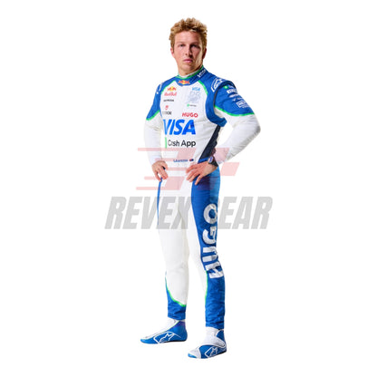 Liam Lawson 2025 Visa Cash App Edition F1 Race Suit - RevEx Gear