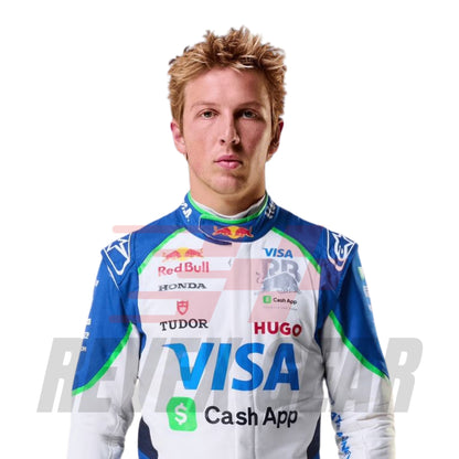 Liam Lawson 2025 Visa Cash App Edition F1 Race Suit - RevEx Gear