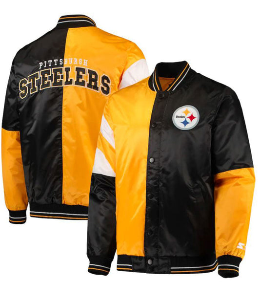 Starter Pittsburgh Steelers Satin Varsity Jacke