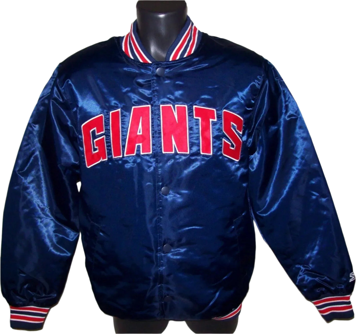Giants Jacket New York Starter Throwback Style NFL Jacket BLUE